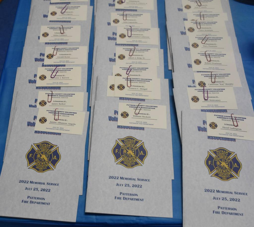 Programs for all known 2021 deceased members & immediate family members