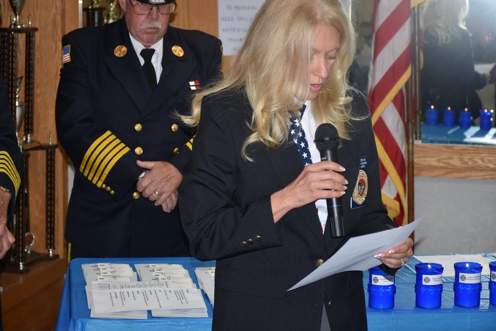 Former 2VP Tracy Noroian
Reading of the EMS Prayer