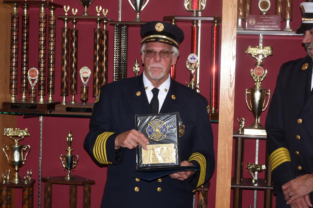 Chief Butler with PCVFA Service Award